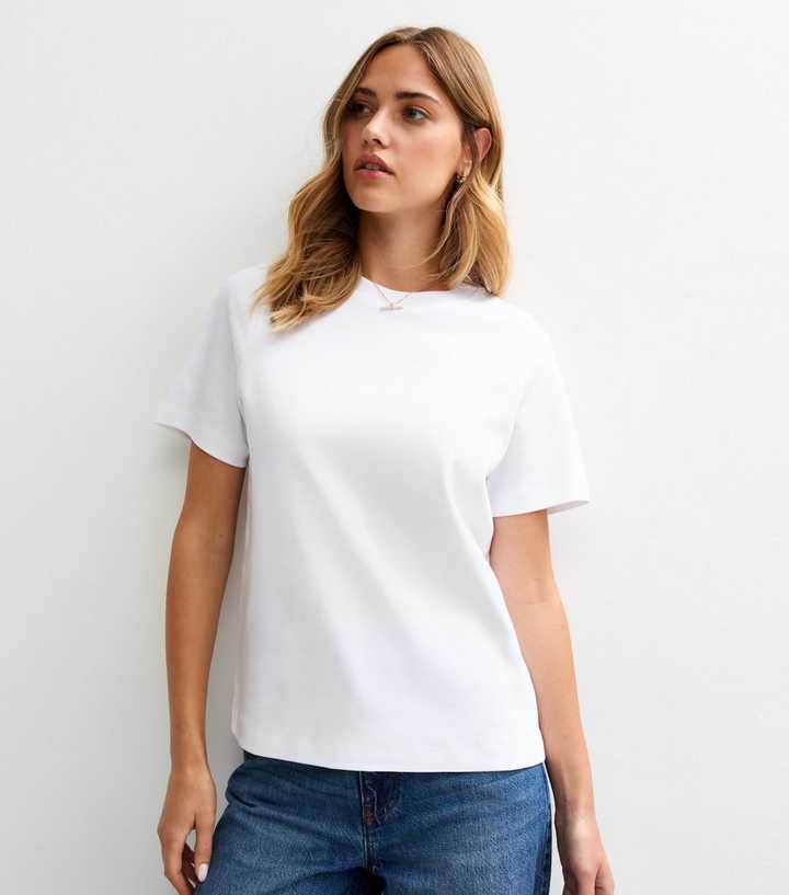 Premium White Heavyweight Cotton T-Shirt