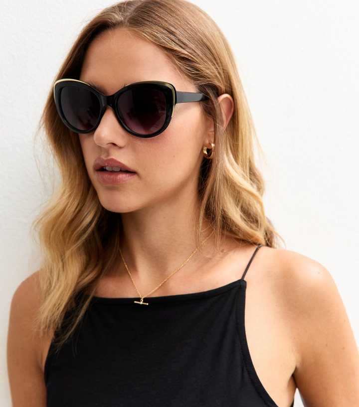 Black Cat Eye Sunglasses