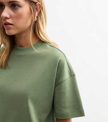 Green Premium Heavyweight Cotton Boxy Fit T-Shirt