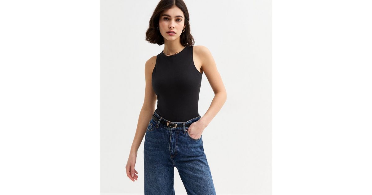 Duchess Highneck Bodysuit - One Size - Black