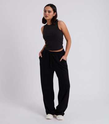 Urban Bliss Black Wide Leg Joggers