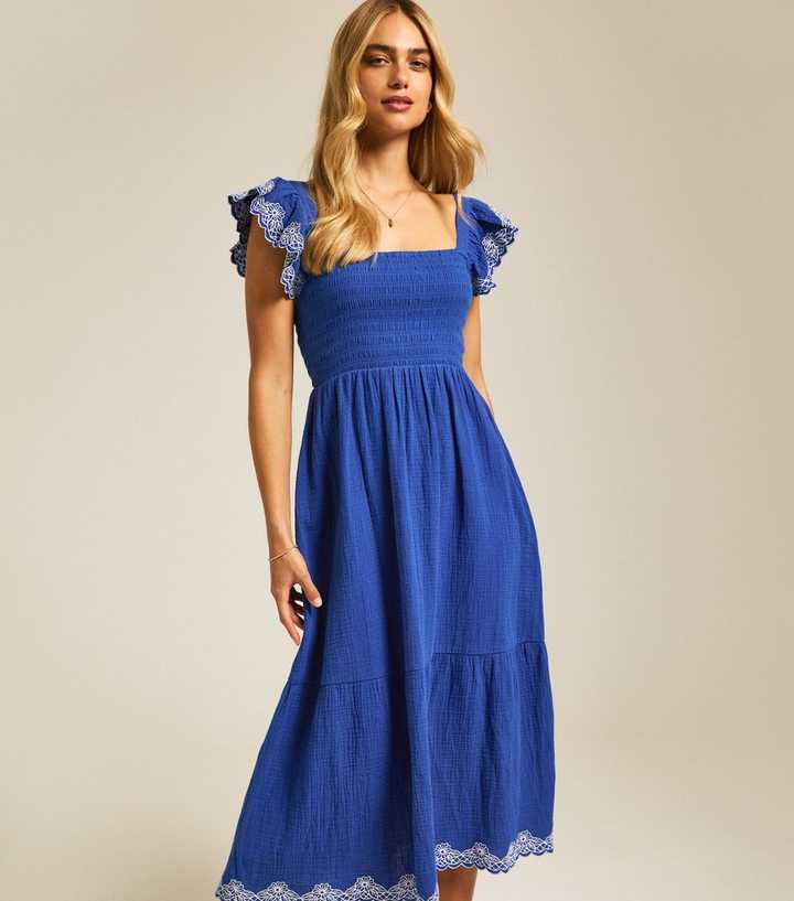 sachin and babi light blue dress Believe In Love Embroidered Maxi Dress Blue main image 1