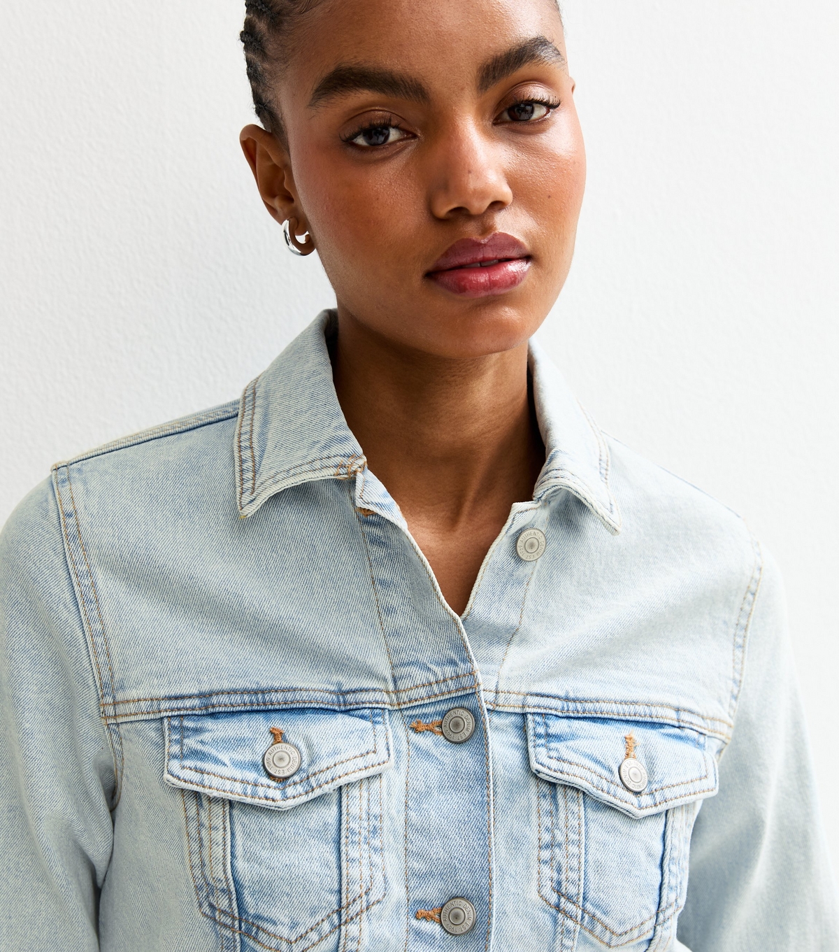 Women's Tall Light Blue Denim Jacket New Look