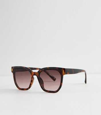Brown Tortoiseshell Oversized Sunglasses