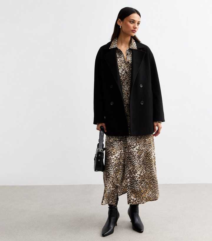 Brown Leopard Print Midi Shirt Dress | New Look Brown Leopard Print Midi Shirt Dress | New Look