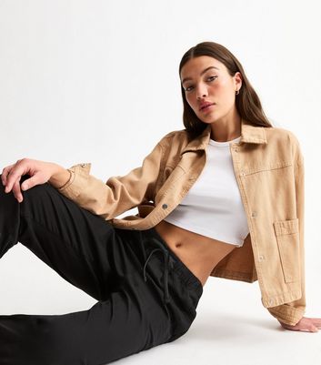 Black Tapered Leg Pull On Joggers | New Look