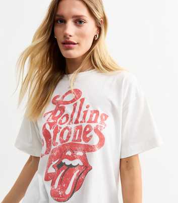 Off White Rolling Stones Oversized T-Shirt