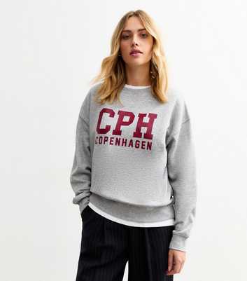 Grey Copenhagen Print Sweatshirt