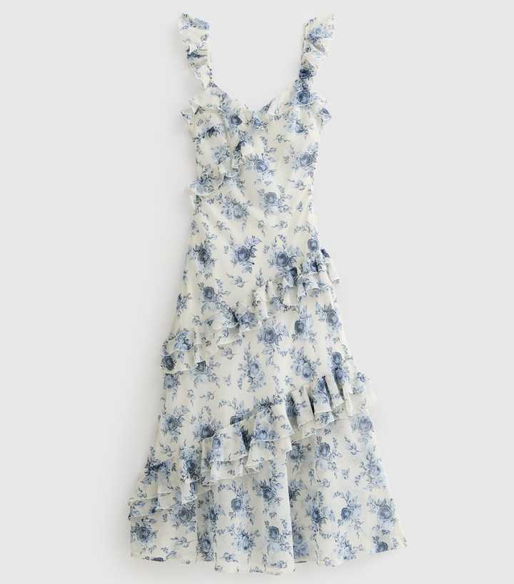 knee length dresses for ladies Francesca Floral Fit & Flare Midi Dress