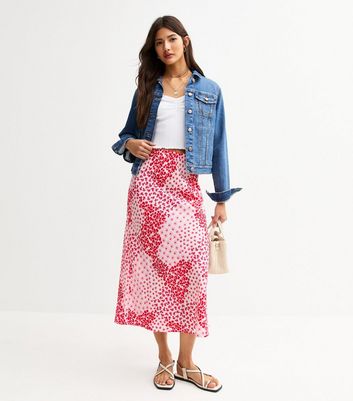 【送料&関税込】Moncler Floral-print Midi Skirt Ditsy Floral Print Midi Skirt | Apricot Clothing