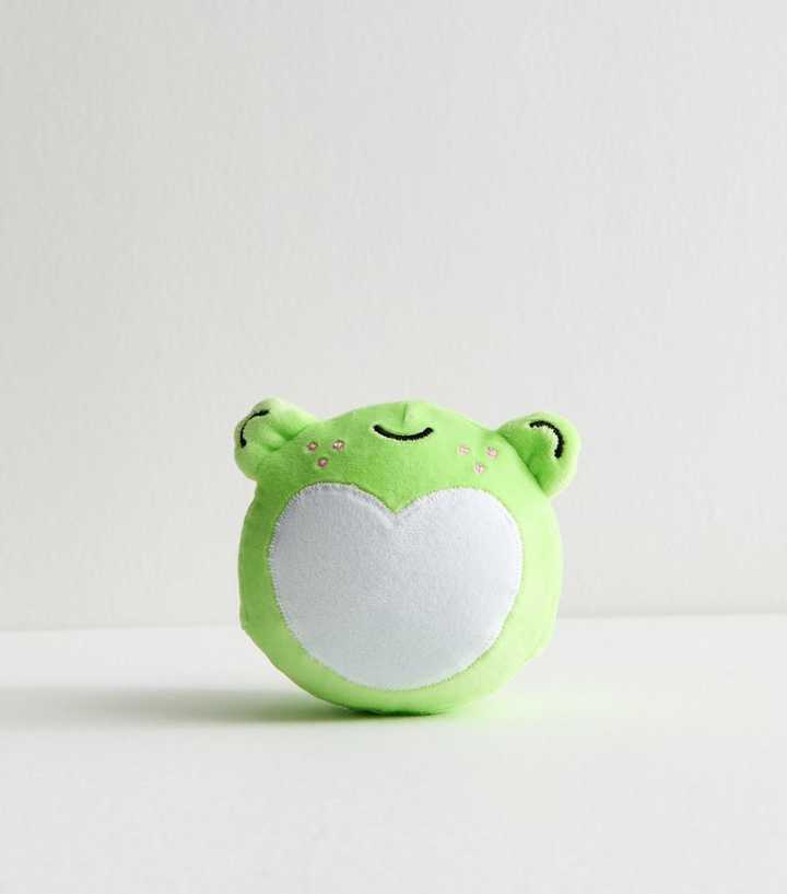 Green Frog With Cheeks Fabric Stress Ball