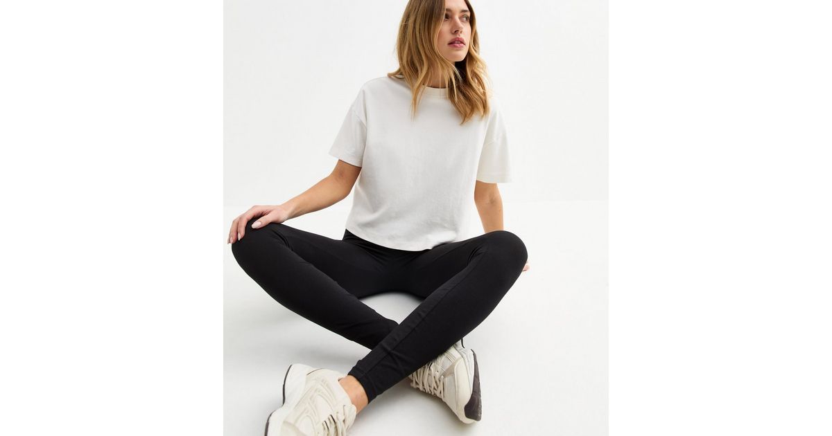 Black High Waisted Leggings New Look