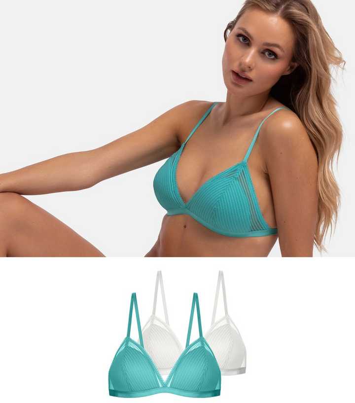 Dorina 2 Pack Multicolour Full Cup Bralettes