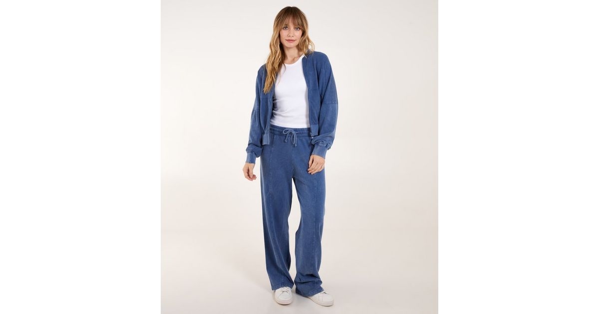 Blake grey acid wash bomber jacket and ribbed legging set