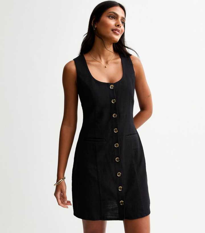 cotton on black mini dress WILDEST DREAMS SIDE LACE UP MINI DRESS – AKIRA main image 1