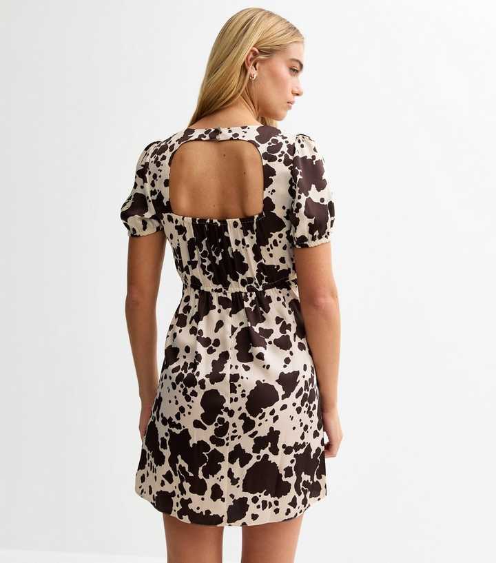 princess polly baby blue dress BROWN CATTLE