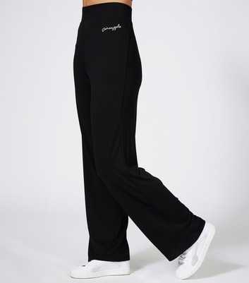 Pineapple Black Logo Jersey Trousers