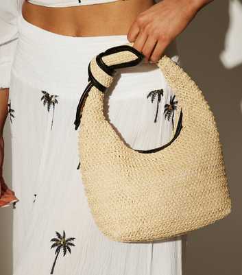 South Beach Cream Bow Tie Mini Clutch Bag