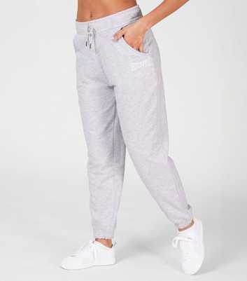 Pineapple Grey Logo Print Relaxed Joggers