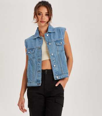 Urban Bliss Blue Denim Gilet 