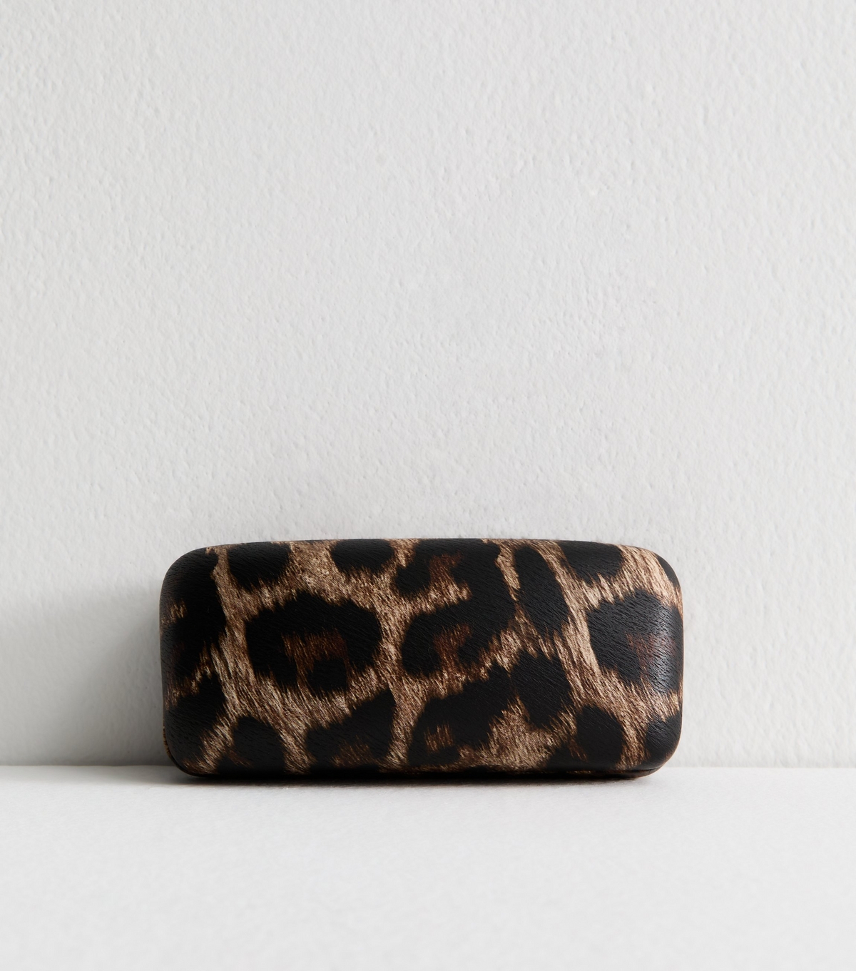 Brown Leopard Print Hard Shell Glasses Case New Look