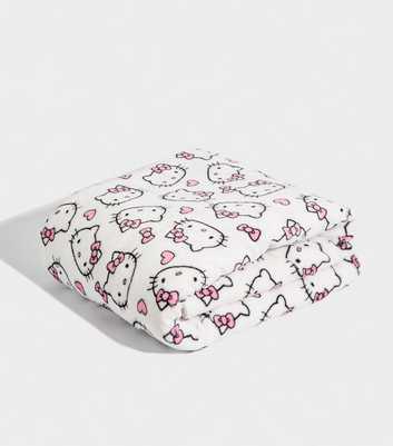 Skinnydip White Hello Kitty Blanket