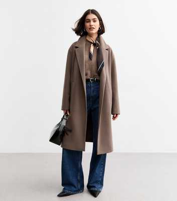 Tall Mink Unlined Longline Coat