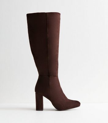 Tan knee high boots new look on sale