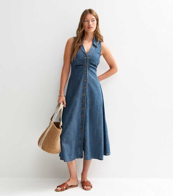 drop waist white dress Fit And Flare Size:UK6/XS xxcl_042126 How to Field Dress