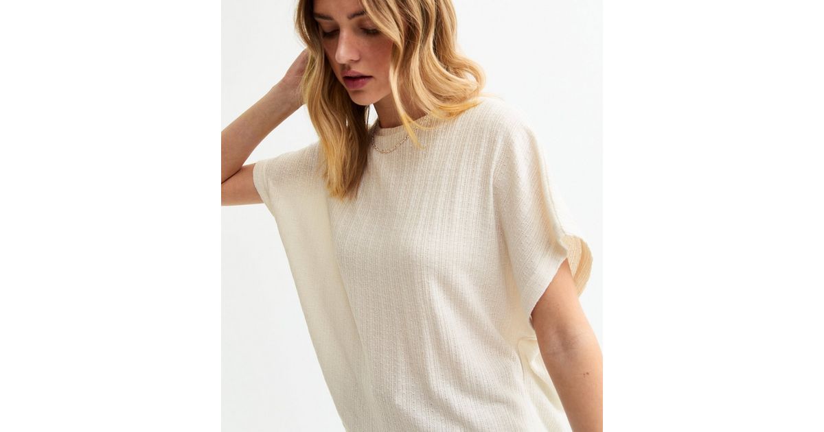 POINTELLE CUPCAKE KNIT TOP_ CREAM