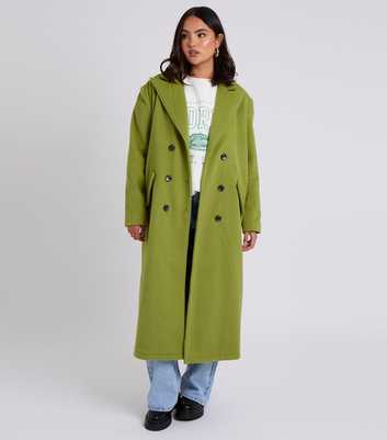 Urban Bliss Green Maxi Coat