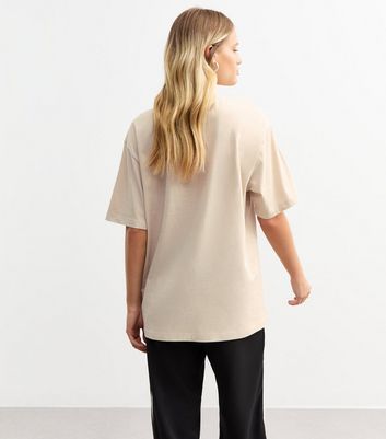 Only & Sons Unisex Off White Oasis Print T-Shirt | New Look