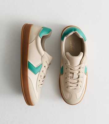 Stone Chunky Sole Trainers