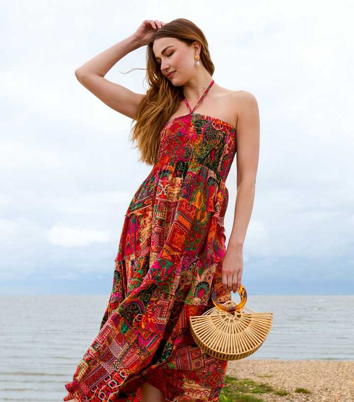 how to cut halter neck dress Black Halter Crisscross Cut Out Drape Ruched Slit Dress main image 1