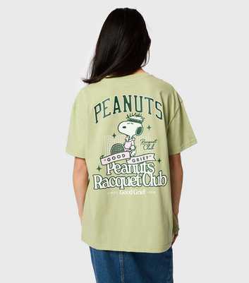 Skinnydip Green Peanuts Racquet Country Club T-Shirt 