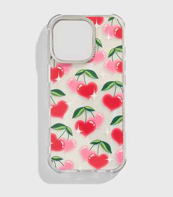 Skinnydip Pink Glow Cherry iPhone Case