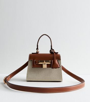 brown-faux-leather-and-canvas-