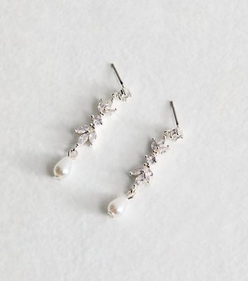 イヤリング TATIANA Mono pearl two-way drop earrings EC1480 타티아나 MONO PEARL TWOWAY drop EARRING EC1480 Gold plated