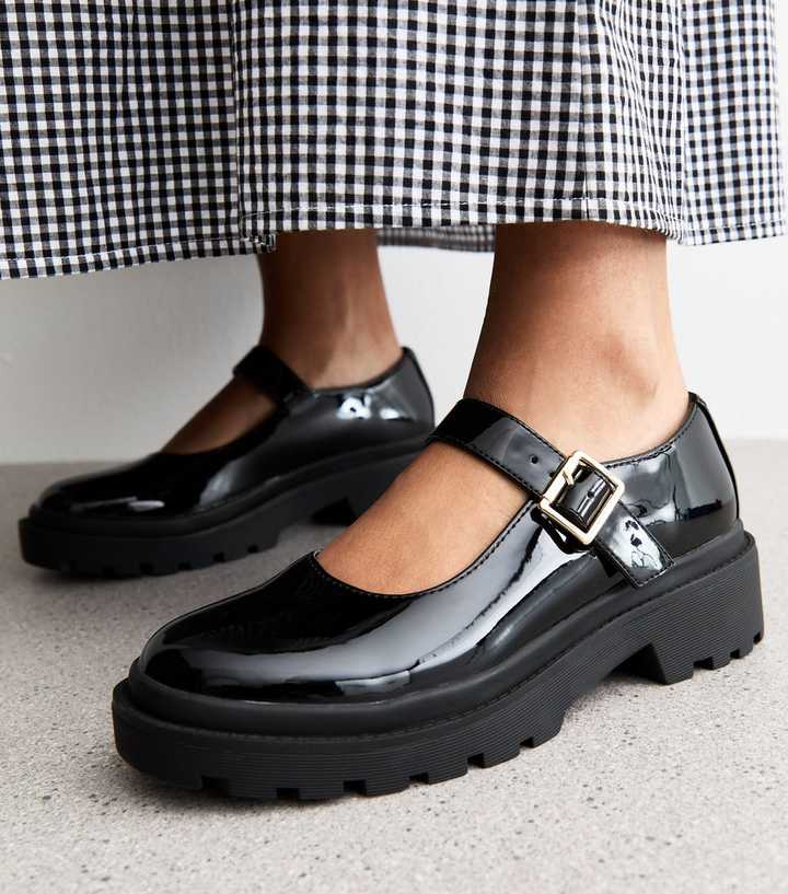 Chaussures Mary Janes Cuir Verni Noir Melania Girls – Taille 26 / US 9.5 – E.U.C.