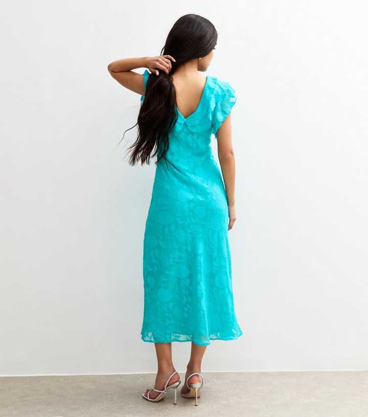 turquoise dresses women romantic wrap dress, bridesmaids dress, maxi dress, long dress, wedding guest dress, formal dress, evening summer dress Enjoy effortless style with the Cotton Crepe Lace Embroidery Turquoise Dress CAYO TURQUOISE MAXI DRESS |