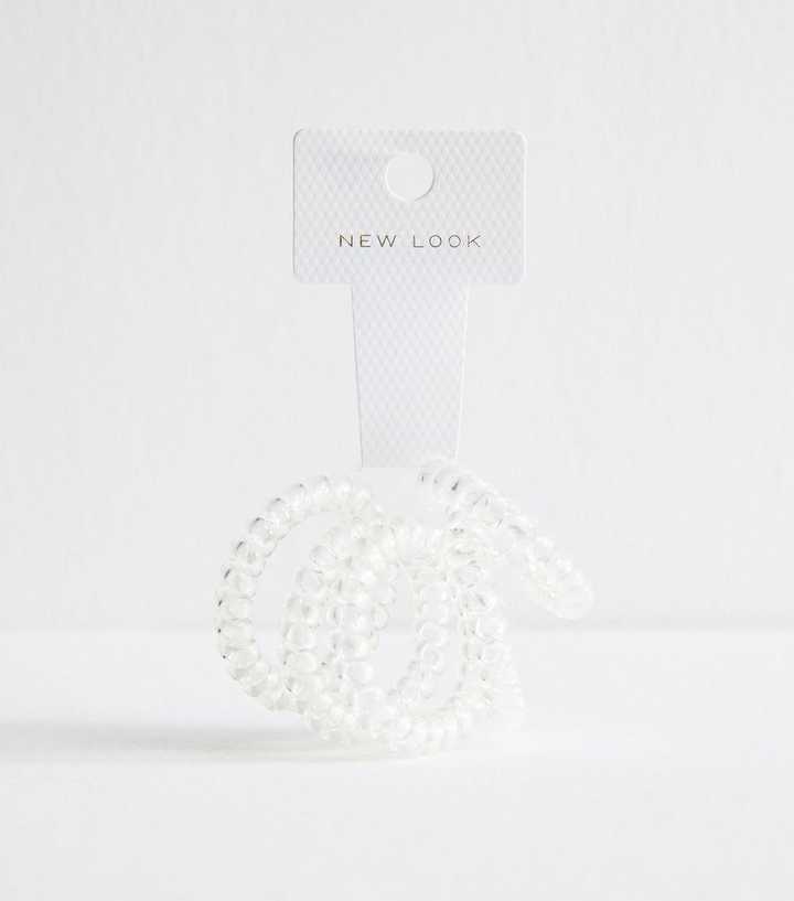 Crystal Pack of 5 Spiral Hair Bands