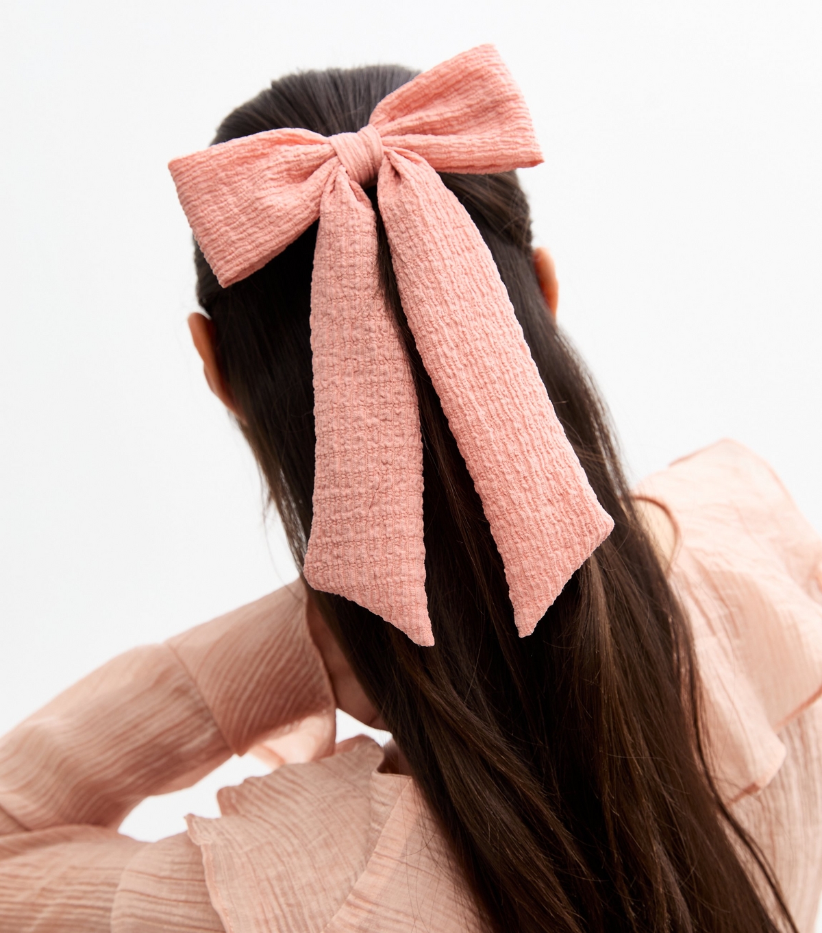 Pink Bow Appliqued Hair Band New Look