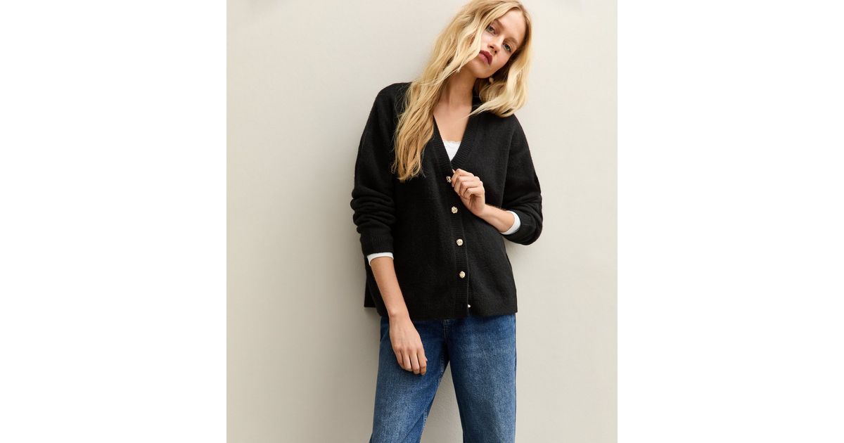 V Neck Black Boyfriend Cardigan Uk Buy Gap Black Boyfriend Merino