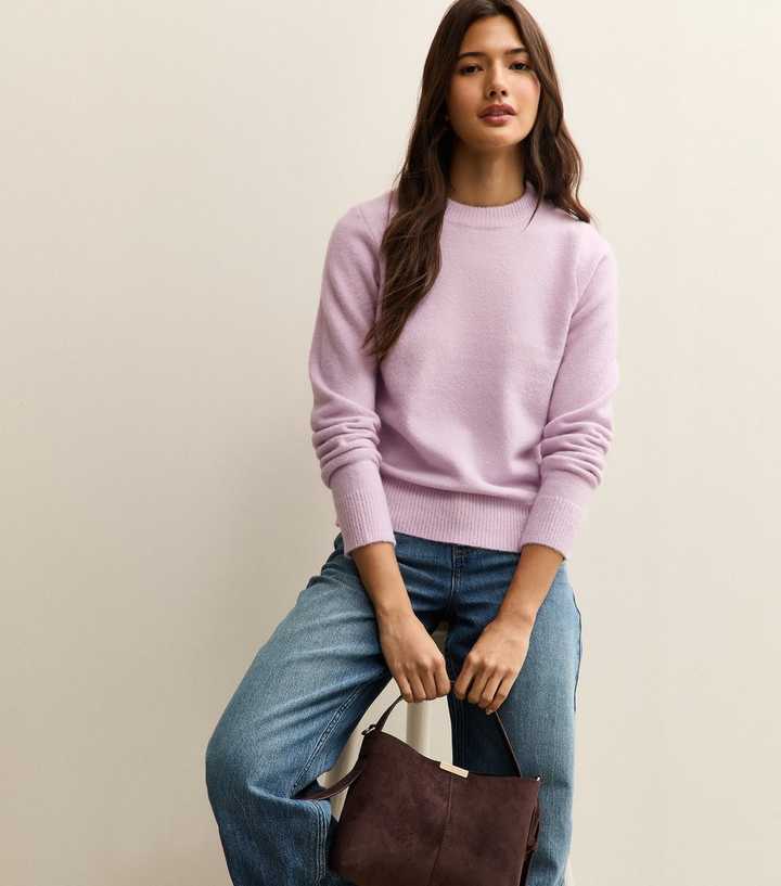 Lilac Crew Neck Jumper
