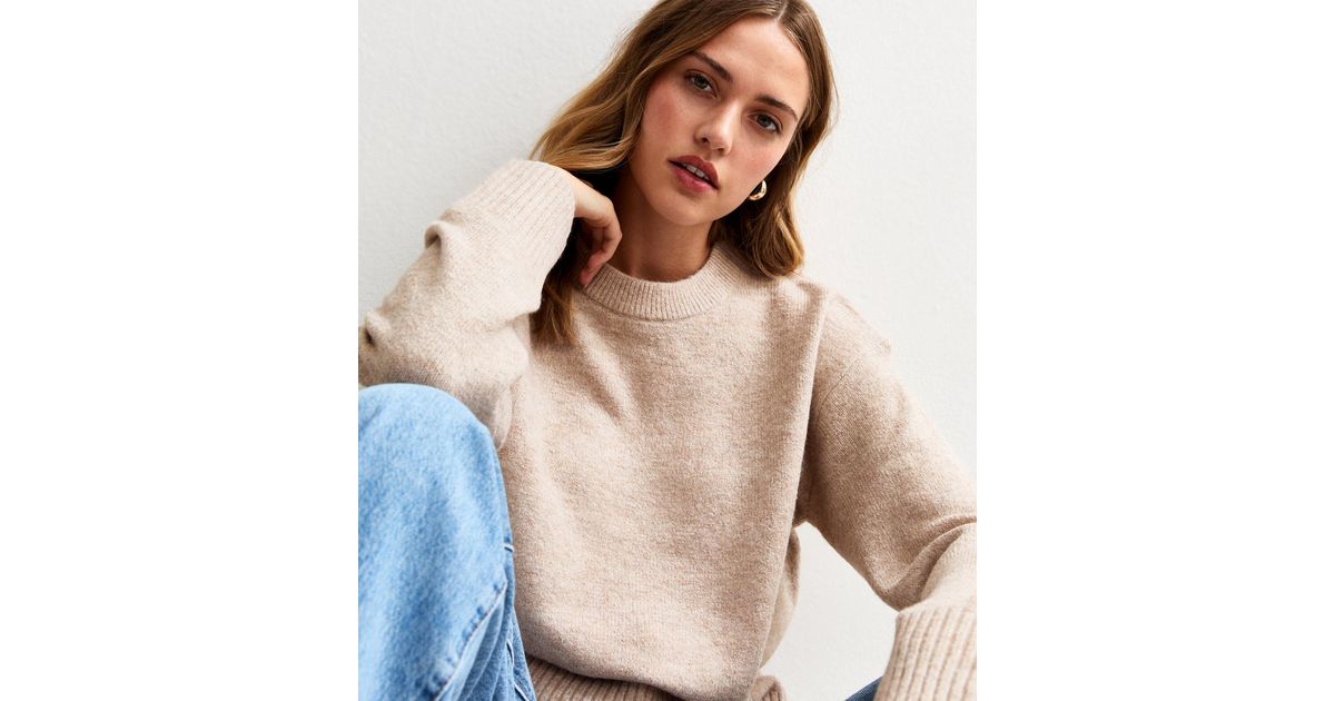 Mink Crew Neck Jumper | New Look