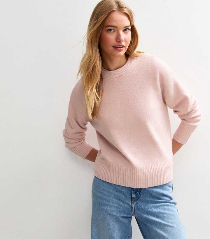 Light Pink Crew Neck Jumper