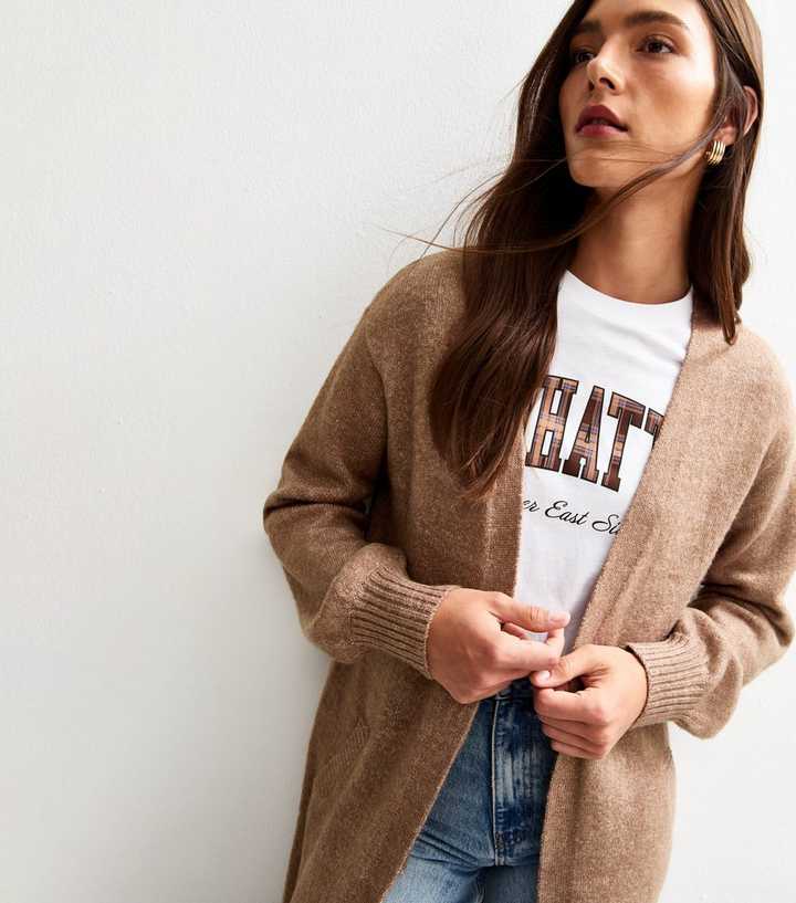 Mink Relaxed Longline Cardigan 