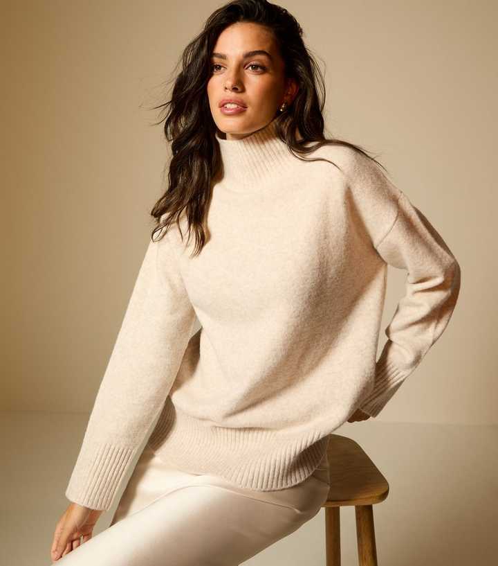 Oatmeal Oversized High Jumper