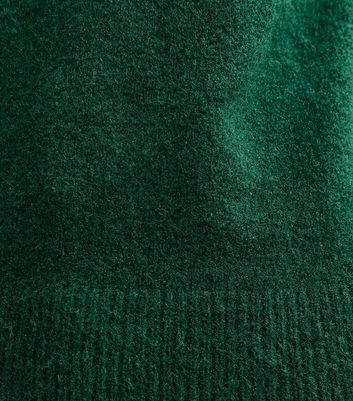 Dark Green Roll Neck Jumper New Look