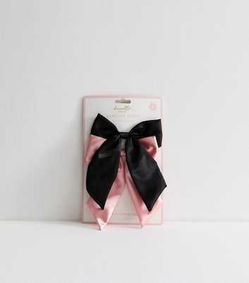 Danielle Creations Multicolour Pack Of 2 Large Bow Barrette Hair Clips